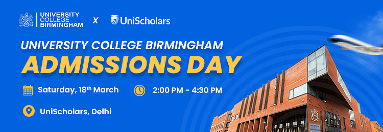 University College Birmingham Admissions Day - Delhi Featured Image
