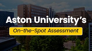 Aston University On-the-Spot Assessment - Hyderabad Featured Image