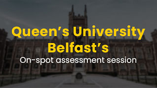 Queens University Belfast - On spot assessment - Bangalore Featured Image