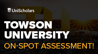 Towson University - On Spot Assessment and offer holder session - Hyderabad Featured Image